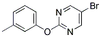 5-BROMO-2-(3-METHYLPHENOXY)PYRIMIDINE 结构式