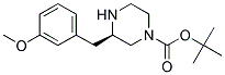 (R)-3-(3-METHOXY-BENZYL)-PIPERAZINE-1-CARBOXYLIC ACID TERT-BUTYL ESTER 结构式
