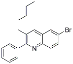 6-BROMO-3-PENTYL-2-PHENYL-QUINOLINE 结构式