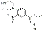 ETHYL 4-(3-METHYLPIPERAZIN-1-YL)-3-NITROBENZOATE HYDROCHLORIDE 结构式