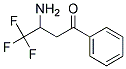 3-Amino-4,4,4-trifluoro-1-phenyl-butan-1-one 结构式