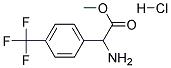 METHYL 2-AMINO-2-[4-(TRIFLUOROMETHYL)PHENYL]ACETATE HYDROCHLORIDE 结构式