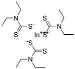 INDIUM DIETHYLDITHIOCARBAMATE 结构式