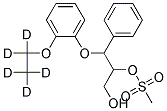 (2RS,3RS)-3-(2-ETHOXY-D5-PHENOXY)-2-MESYLOXY-3-PHENYL-1-PROPANOL 结构式