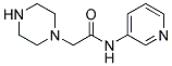 2-(PIPERAZIN-1-YL)ACETIC ACID N-(3-PYRIDYL)AMIDE 结构式