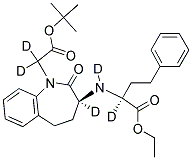 (2R, 3'S) BENAZEPRIL TERT-BUTYL ESTER D5 结构式