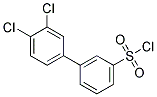3-(3,4-DICHLOROPHENYL)PHENYLSULPHONYL CHLORIDE 结构式