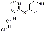 2-(PIPERIDIN-4-YLSULPHANYL)PYRIDINE DIHYDROCHLORIDE 结构式