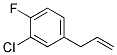 3-(3-CHLORO-4-FLUOROPHENYL)PROP-1-EN 结构式