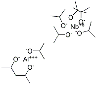 NIOBIUM ALUMINUM-I-PROPOXIDE 结构式
