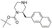 (R)-2-NAPHTHALEN-2-YLMETHYL-PIPERAZINE-1-CARBOXYLIC ACID TERT-BUTYL ESTER 结构式