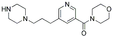 4-([5-(3-PIPERAZIN-1-YLPROPYL)PYRIDIN-3-YL]CARBONYL)MORPHOLINE 结构式