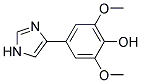4-(1H-Imidazol-4-yl)-2,6-dimethoxy-phenol 结构式