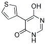 6-Hydroxy-5-thien-3-ylpyrimidin-4(3H)-one 结构式