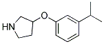 3-(3-ISOPROPYLPHENOXY)PYRROLIDINE 结构式