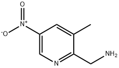 C-(3-METHYL-5-NITRO-PYRIDIN-2-YL)-METHYLAMINE 结构式