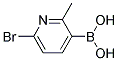 6-溴-2-甲基吡啶-3-硼酸 结构式