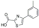 4-(3-METHYLPHENYL)-1,3-THIAZOLE-2-CARBOXYLIC ACID 结构式