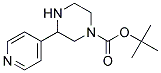 3-PYRIDIN-4-YL-PIPERAZINE-1-CARBOXYLIC ACID TERT-BUTYL ESTER 结构式
