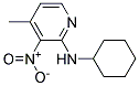 CYCLOHEXYL-(4-METHYL-3-NITRO-PYRIDIN-2-YL)-AMINE 结构式