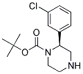 (S)-2-(3-CHLORO-PHENYL)-PIPERAZINE-1-CARBOXYLIC ACID TERT-BUTYL ESTER 结构式