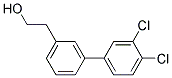3-(3,4-Dichlorophenyl)phenethyl alcohol 结构式