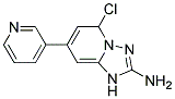 5-CHLORO-7-PYRIDIN-3-YL-1H-[1,2,4]TRIAZOLO[1,5-A]PYRIDIN-2-YLAMINE 结构式