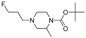 4-(3-FLUORO-PROPYL)-2-METHYL-PIPERAZINE-1-CARBOXYLIC ACID TERT-BUTYL ESTER 结构式