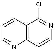 5-CHLORO-1,6-NAPHTHYRIDINE 结构式