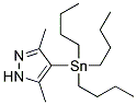 3,5-DIMETHYL-4-(TRIBUTYLSTANNYL)PYRAZOLE 结构式