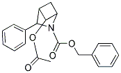 N-(BENZYLOXYCARBONYL)-5-ANTI-ACETOXY-3-EXO-PHENYL-2-AZABICYCLO-[2.1.1]HEXANE 结构式