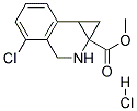 Methyl 4-chloro-1a,2,3,7b-tetrahydro-1H-cyclopropa[c]isoquinoline-1a-carboxylate hydrochloride 结构式