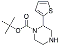 2-THIOPHEN-2-YL-PIPERAZINE-1-CARBOXYLIC ACID TERT-BUTYL ESTER 结构式
