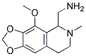 C-(4-Methoxy-6-methyl-5,6,7,8-tetrahydro-[1,3]dioxolo[4,5-g]isoquinolin-5-yl)-methylamine 结构式