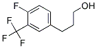 3-(4-FLUORO-3-TRIFLUOROMETHYL-PHENYL)-PROPAN-1-OL 结构式