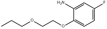 5-FLUORO-2-(2-PROPOXYETHOXY)ANILINE 结构式