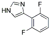 4-(2,6-DIFLUORO-PHENYL)-1H-IMIDAZOLE 结构式