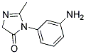 3-(3-AMINOPHENYL)-2-METHYL-3,5-DIHYDRO-4H-IMIDAZOL-4-ONE 结构式