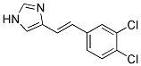4-[2-(3,4-DICHLORO-PHENYL)-VINYL]-1H-IMIDAZOLE 结构式