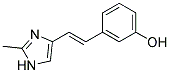 3-[2-(2-METHYL-1H-IMIDAZOL-4-YL)-VINYL]-PHENOL 结构式