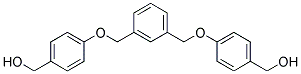 (4-[3-(4-HYDROXYMETHYL-PHENOXYMETHYL)-BENZYLOXY]-PHENYL)-METHANOL 结构式
