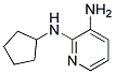 N2-CYCLOPENTYL-PYRIDINE-2,3-DIAMINE 结构式