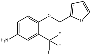 4-(2-FURYLMETHOXY)-3-(TRIFLUOROMETHYL)ANILINE 结构式