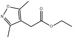 2-(3,5-二甲基-1,2-恶唑-4-基)乙酸乙酯 结构式