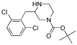 3-(2,6-DICHLORO-BENZYL)-PIPERAZINE-1-CARBOXYLIC ACID TERT-BUTYL ESTER 结构式