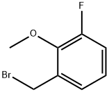 3-氟-2-甲氧基苄溴 结构式