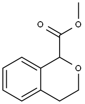 METHYL 3,4-DIHYDRO-1H-ISOCHROMENE-1-CARBOXYLATE 结构式