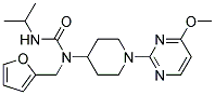 N-(2-FURYLMETHYL)-N'-ISOPROPYL-N-[1-(4-METHOXYPYRIMIDIN-2-YL)PIPERIDIN-4-YL]UREA 结构式