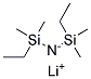 LITHIUM BIS(DIMETHYLETHYLSILYL)AMIDE 结构式