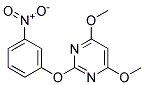 3-[(4,6-DIMETHOXYPYRIMIDIN-2-YL)OXY]NITROBENZENE 结构式